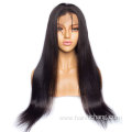 Luxury brazilian hair virgin brazilian wigs bone straight human hair lace frontal wig women 12a hair super double drawn wigs